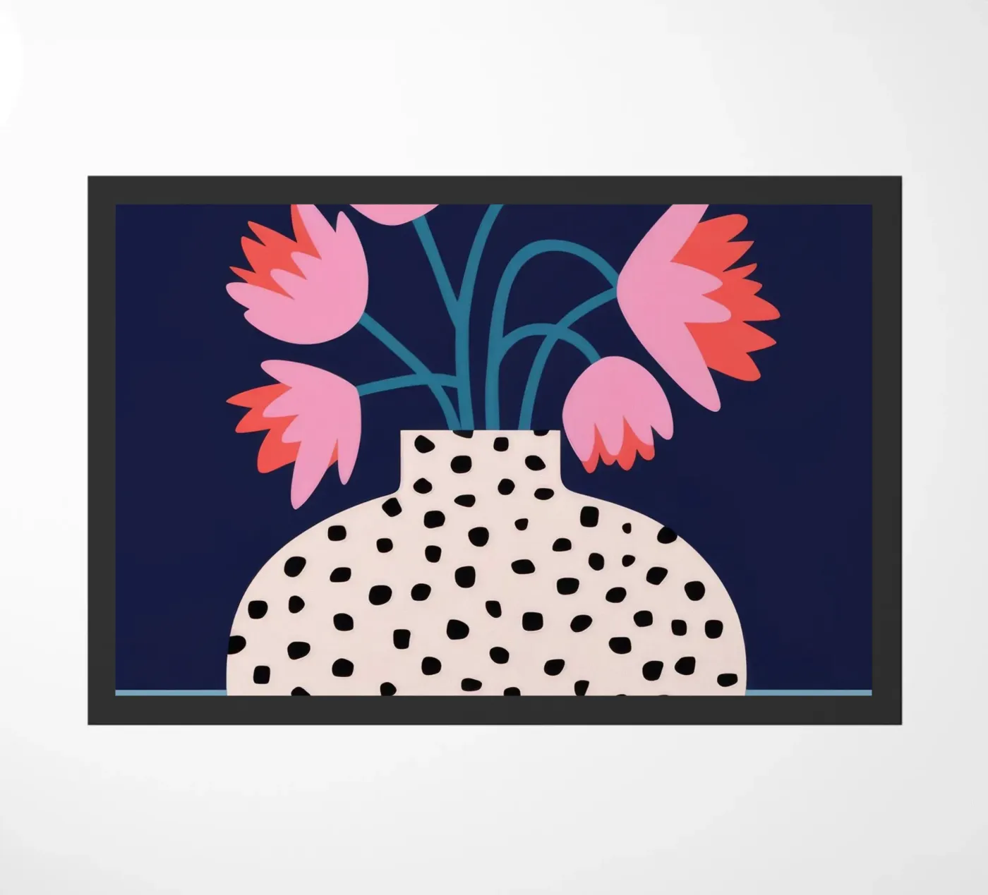 Dotted Tulip Serenity deurmat van Terra Tone