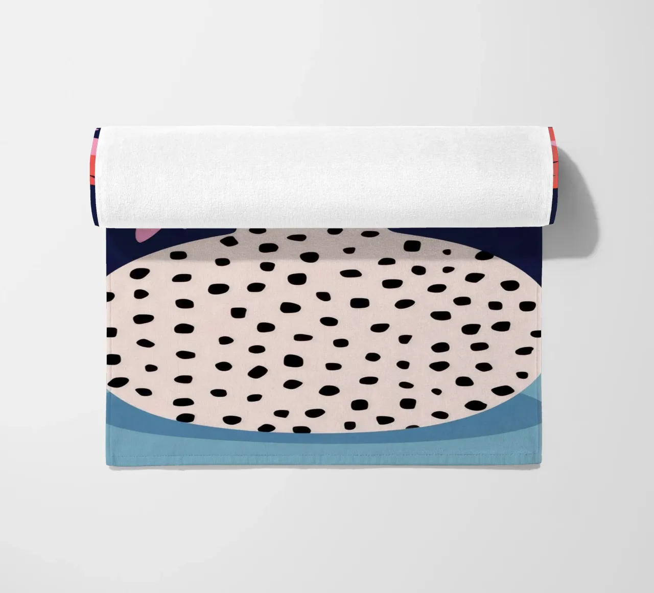 Dotted Tulip Serenity beach towel by Terra Tone