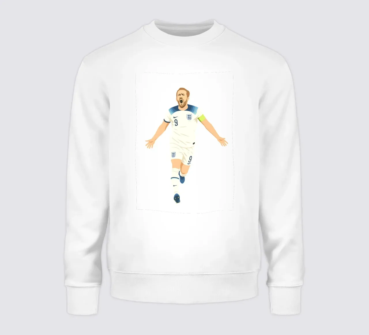 Harry Kane England Minimalist felpa da MoviesArt