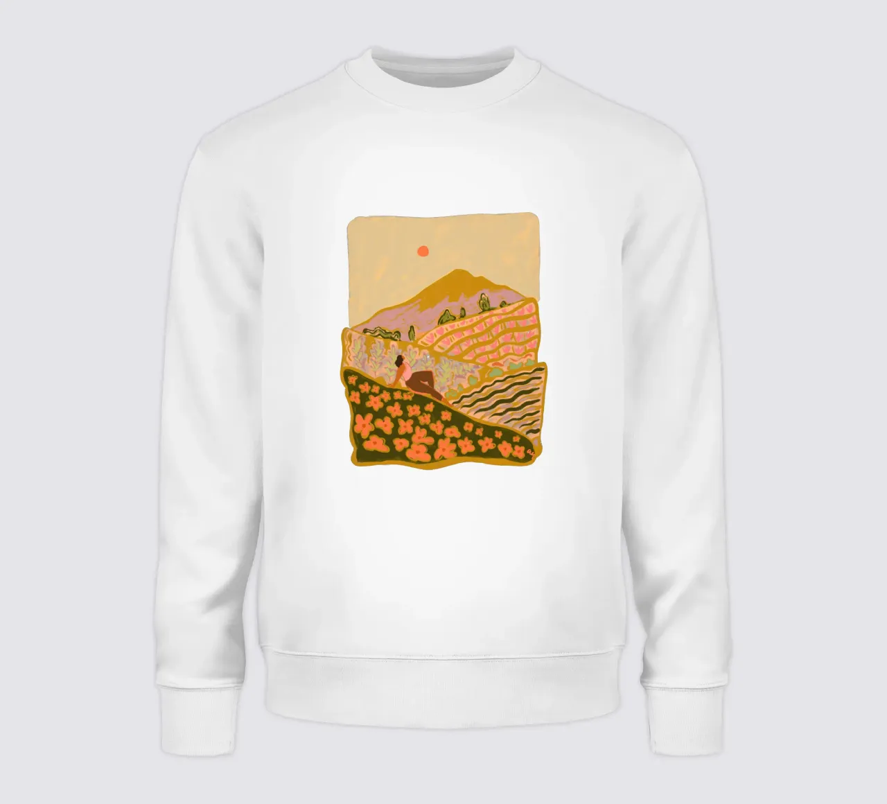 Autumn Field sweatshirt by Arty Guava