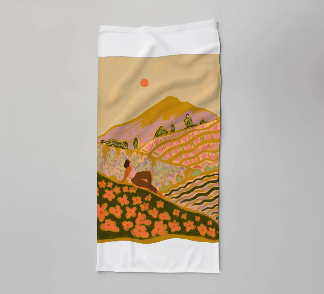 Autumn Field asciugamano da bagno da Arty Guava
