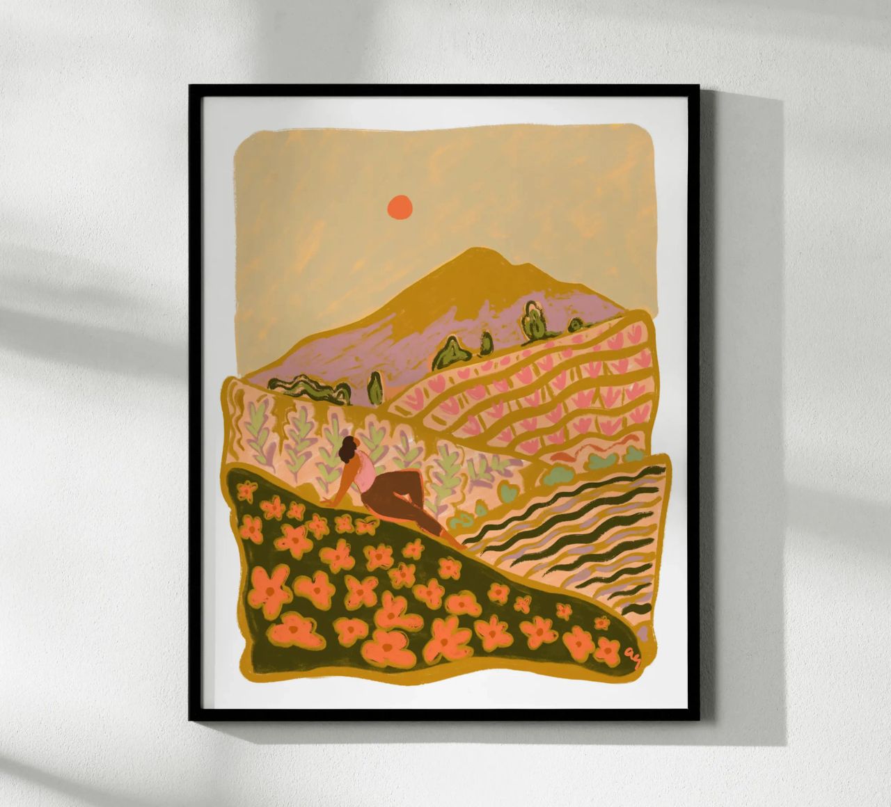 Autumn Field Poster von Arty Guava