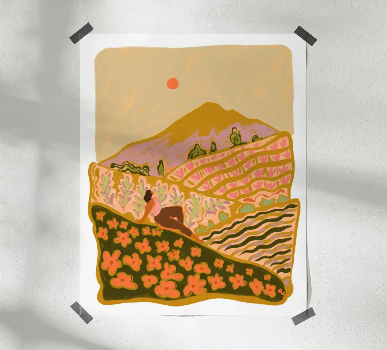 Autumn Field poster de Arty Guava