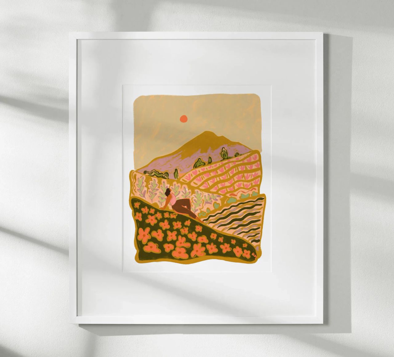 Autumn Field Poster von Arty Guava