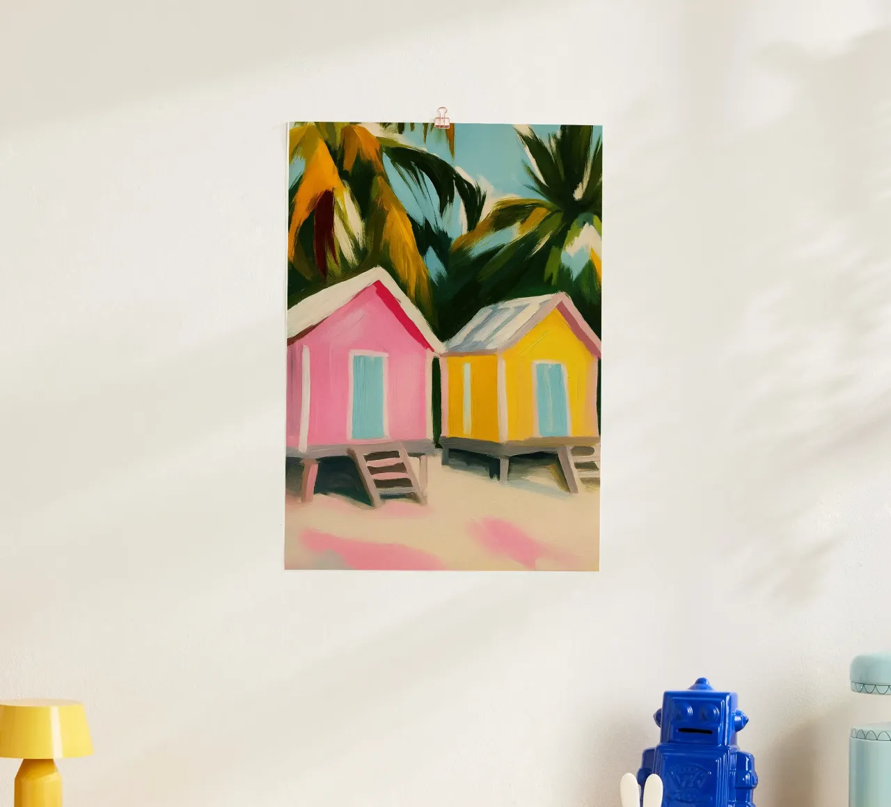 house of beach abstract drawing ilustration hahnemühle by danine