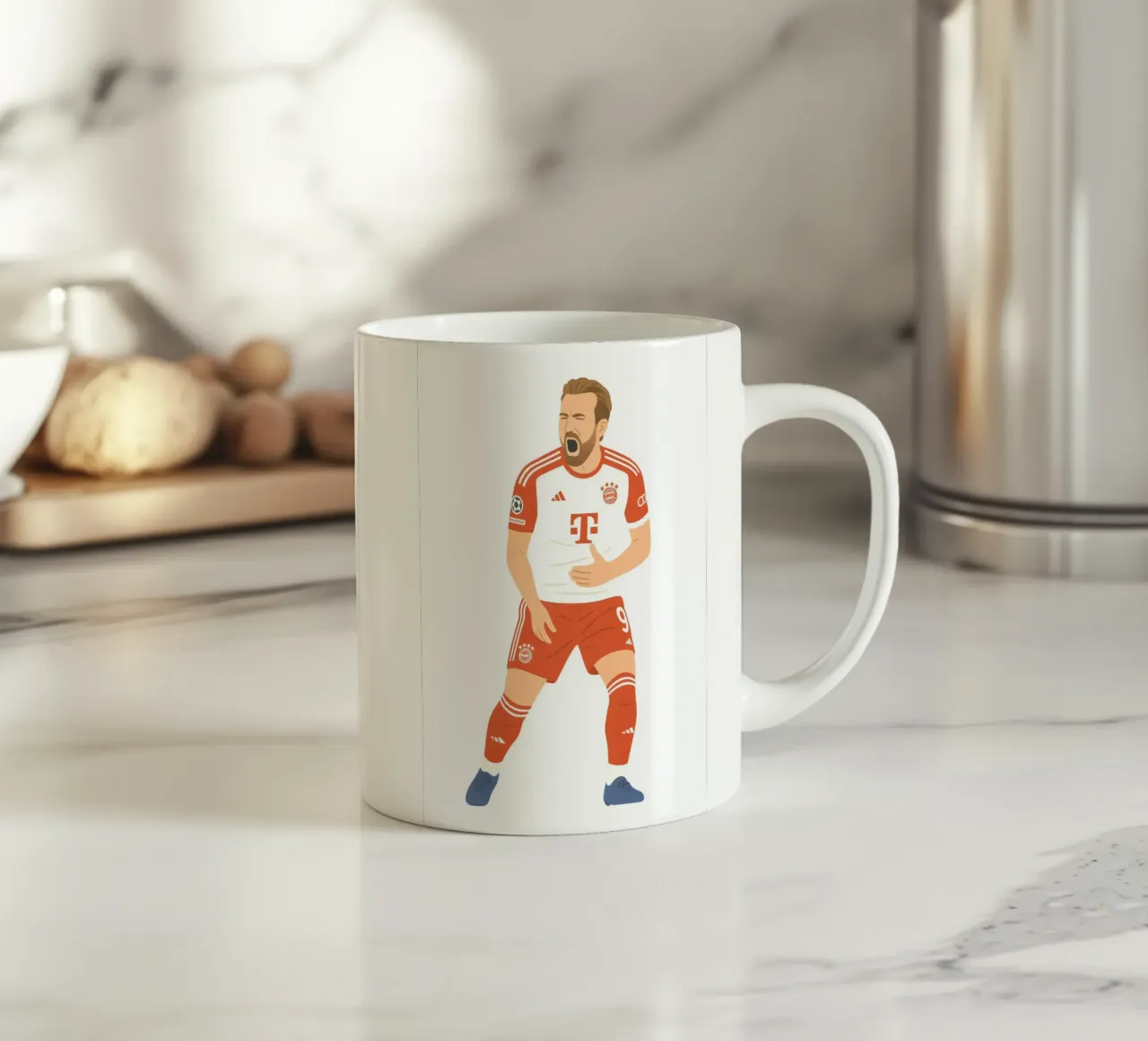 Harry Kane Bayern Minimalist tazza in ceramica da MoviesArt
