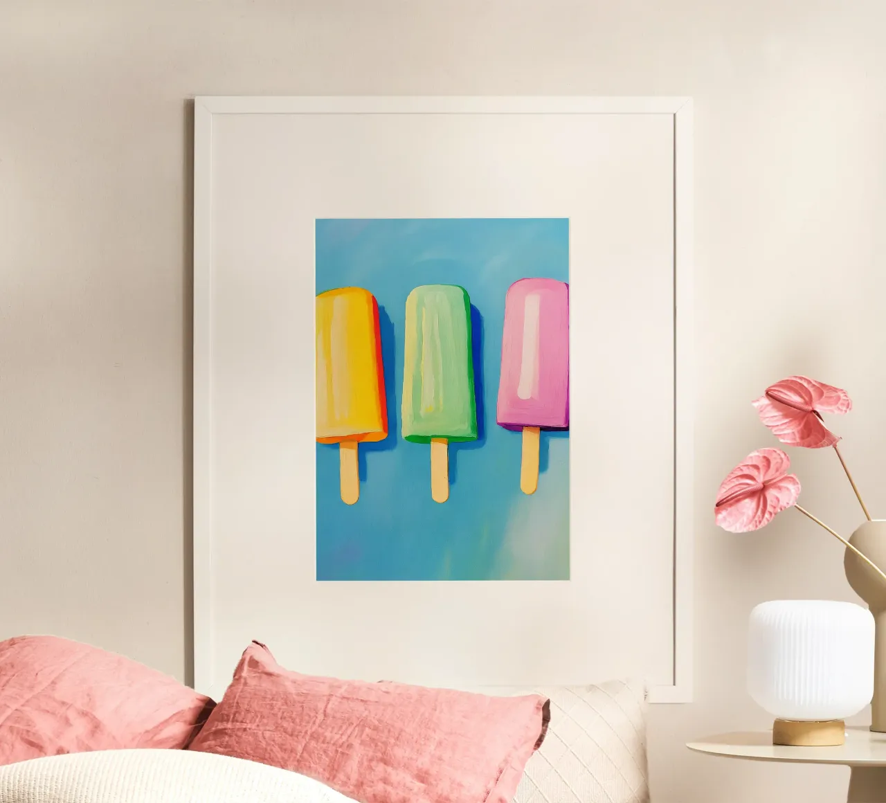 gelato disegno astratto ilustrazione poster da danine
