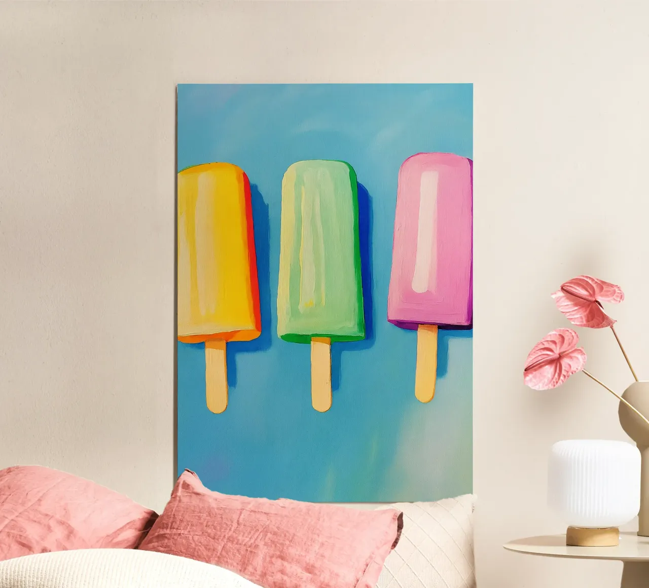 gelato disegno astratto ilustrazione poster da danine