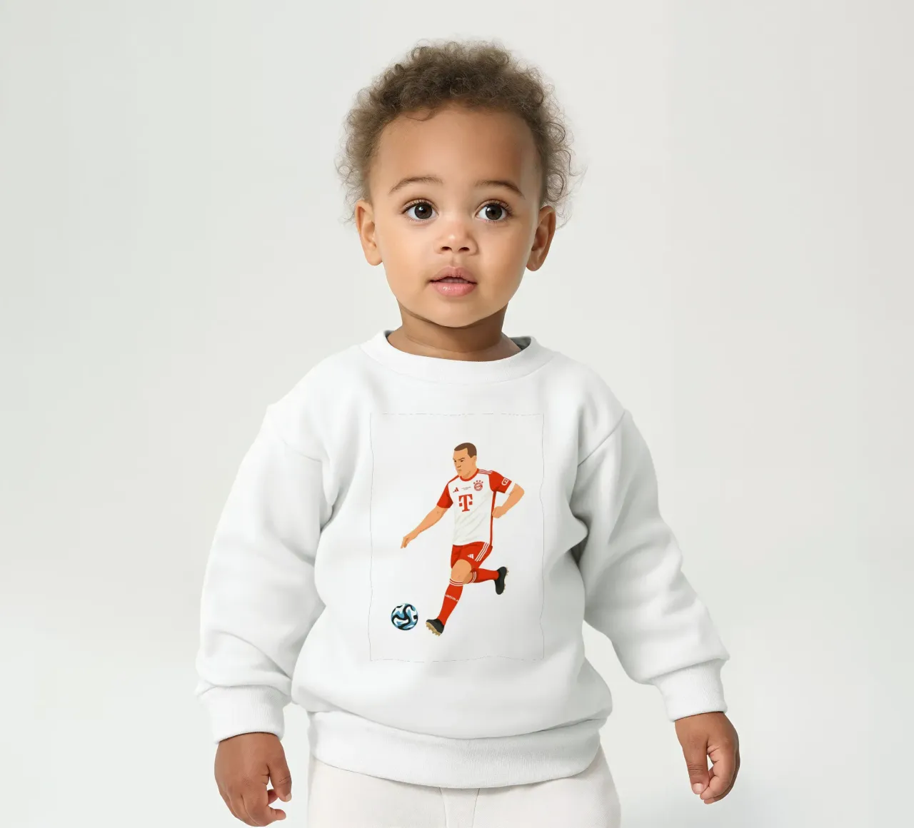 Joshua Kimmich Minimalist baby sweatshirt van MoviesArt