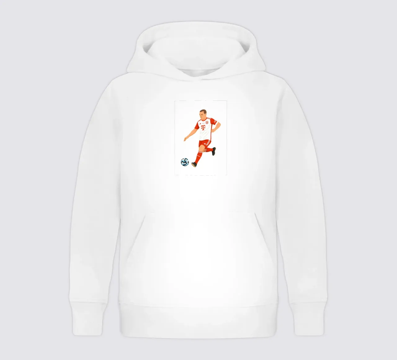 Joshua Kimmich Minimalist felpa bambino con cappuccio da MoviesArt