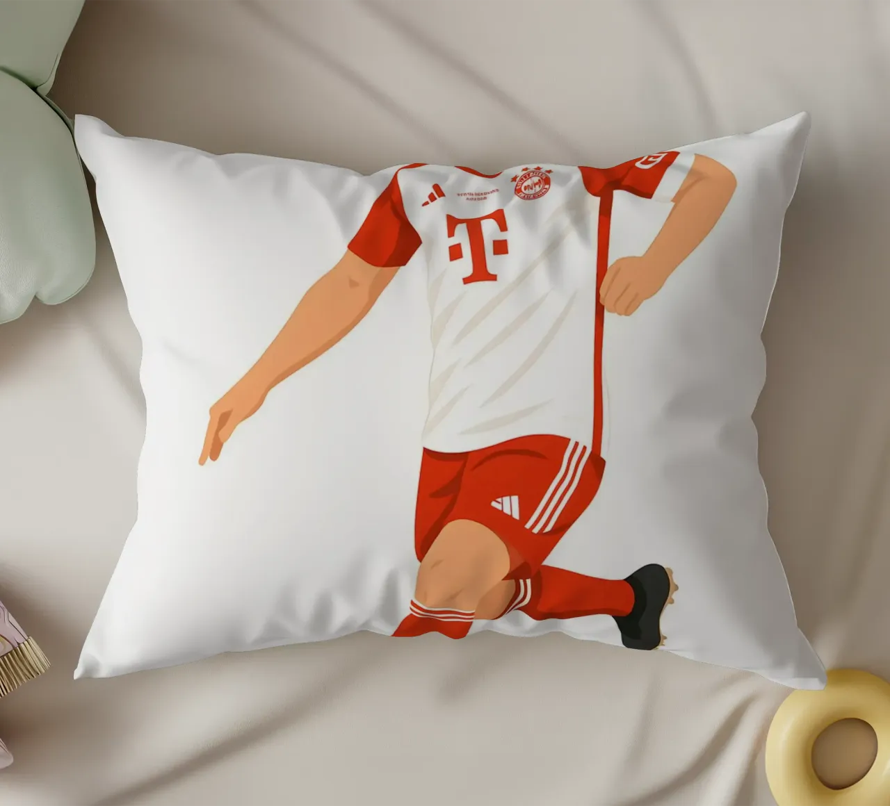 Joshua Kimmich Minimalist cuscino da MoviesArt