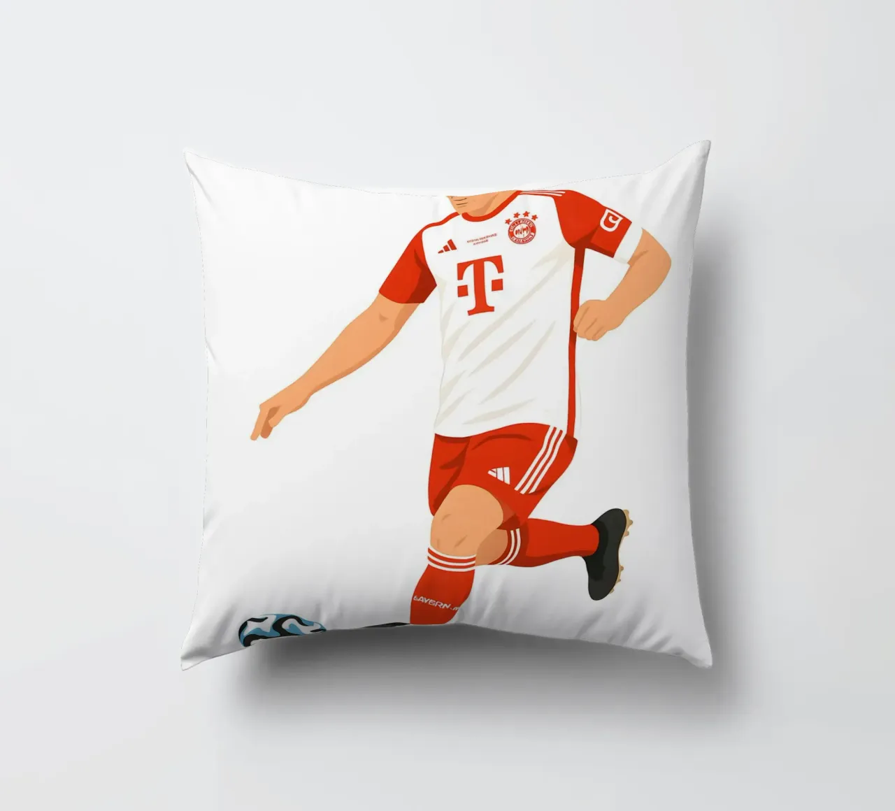 Joshua Kimmich Minimalist cuscino da MoviesArt