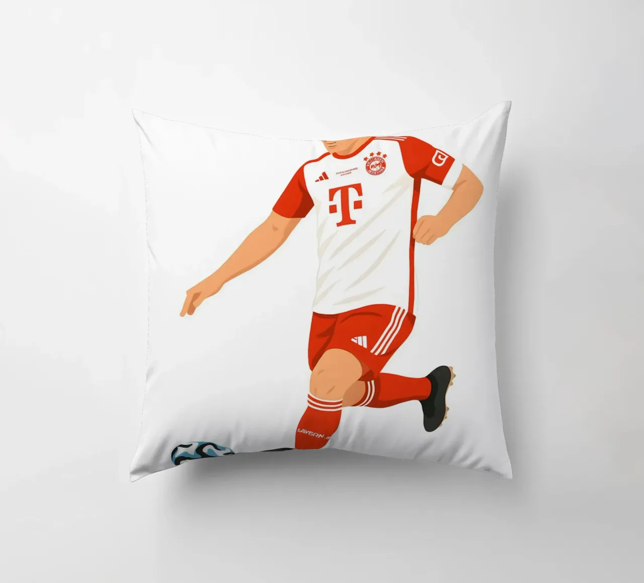 Joshua Kimmich Minimalist cuscino da MoviesArt