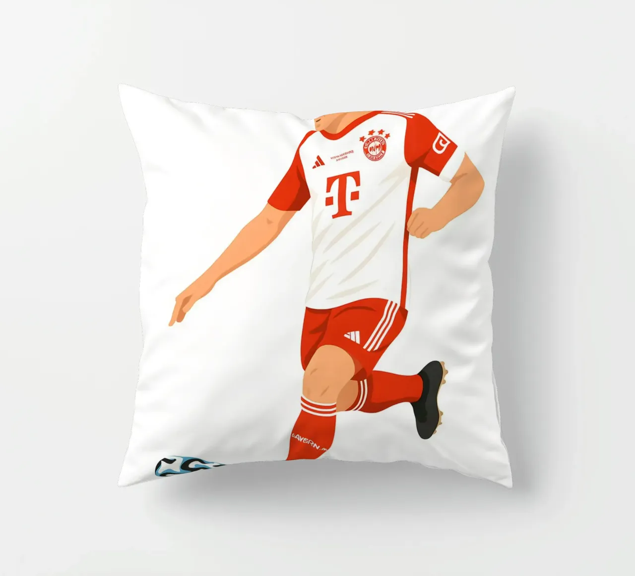 Joshua Kimmich Minimalist cuscino da MoviesArt