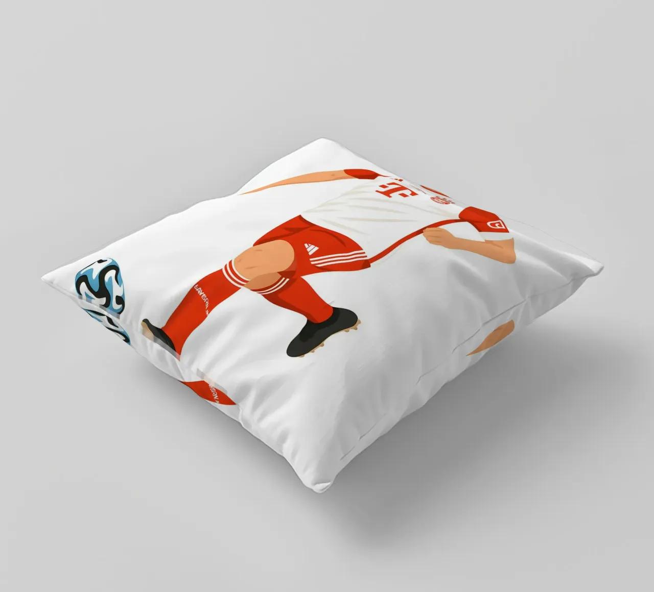 Joshua Kimmich Minimalist cuscino da MoviesArt