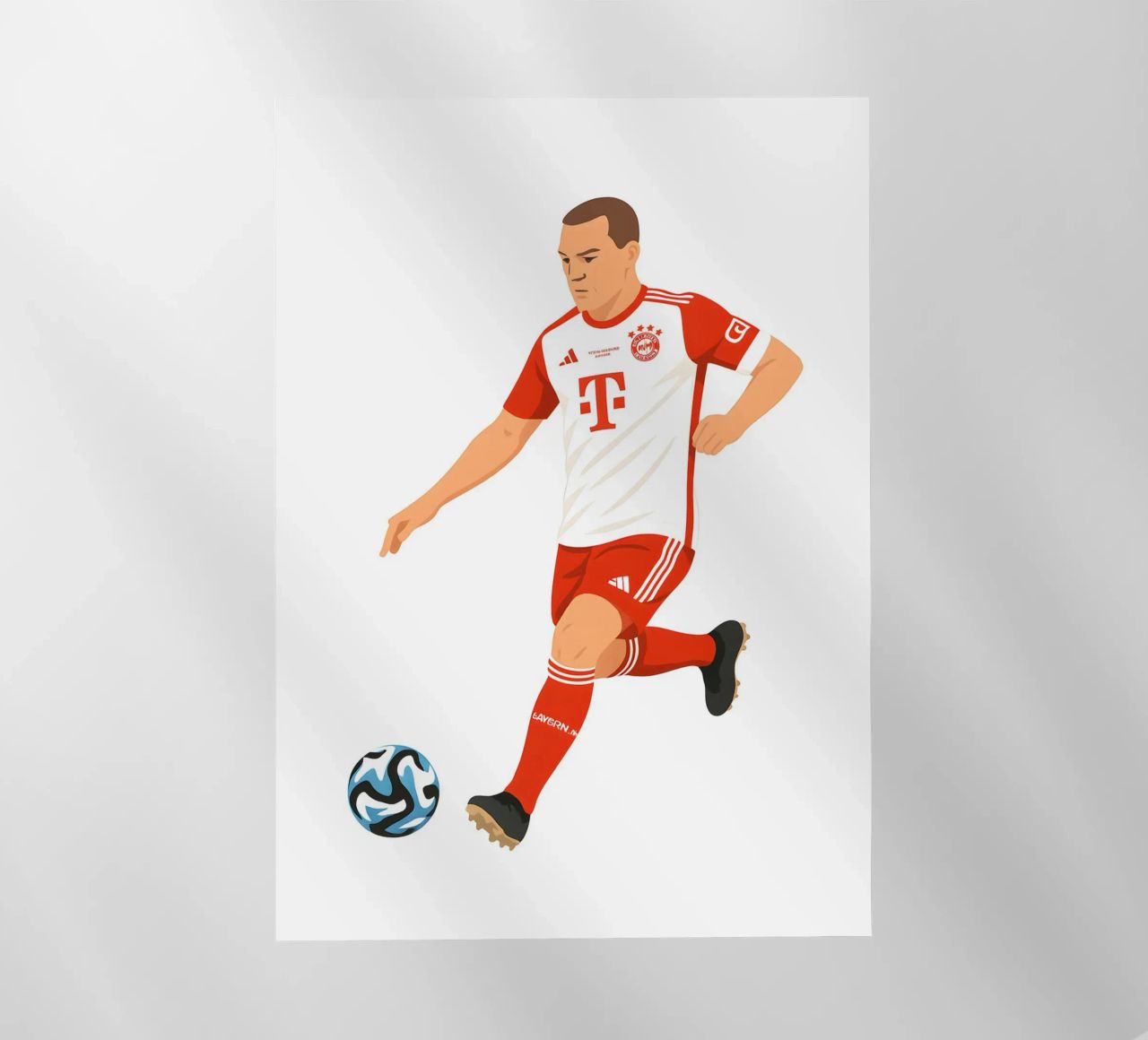 Joshua Kimmich Minimalist pellicola backlit da MoviesArt