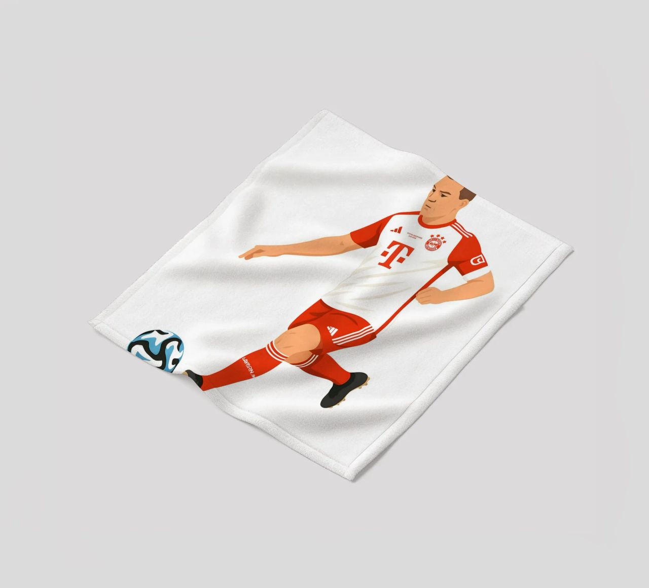 Joshua Kimmich Minimalist coperta in pile da MoviesArt
