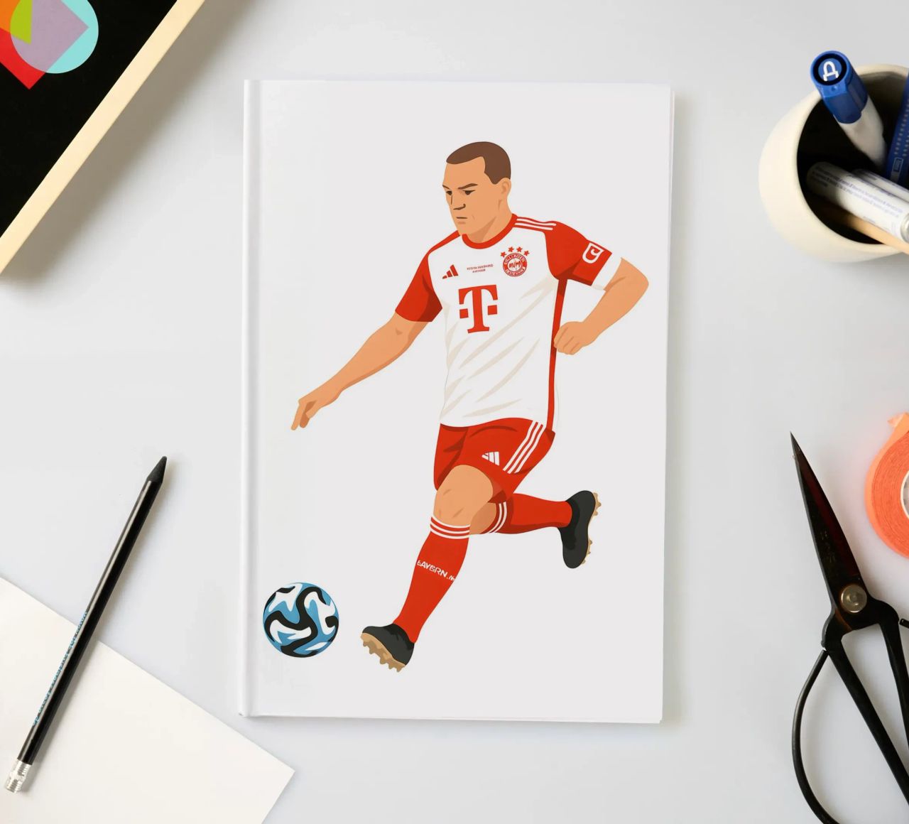 Joshua Kimmich Minimalist carnet de notes de MoviesArt