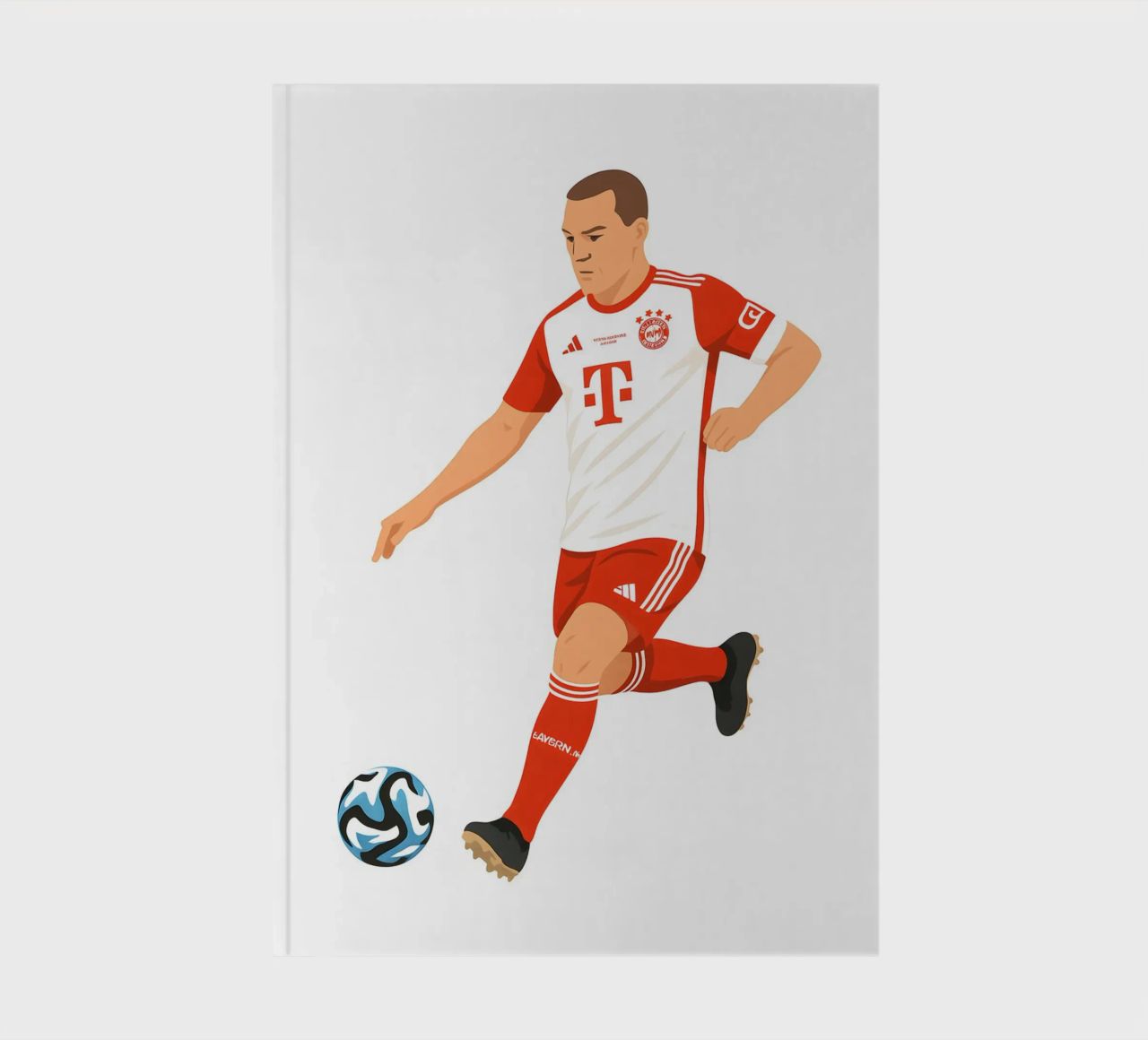 Joshua Kimmich Minimalist carnet de notes de MoviesArt
