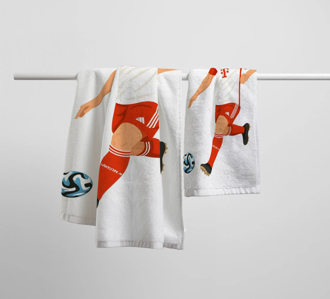 Joshua Kimmich Minimalist asciugamano da bagno da MoviesArt