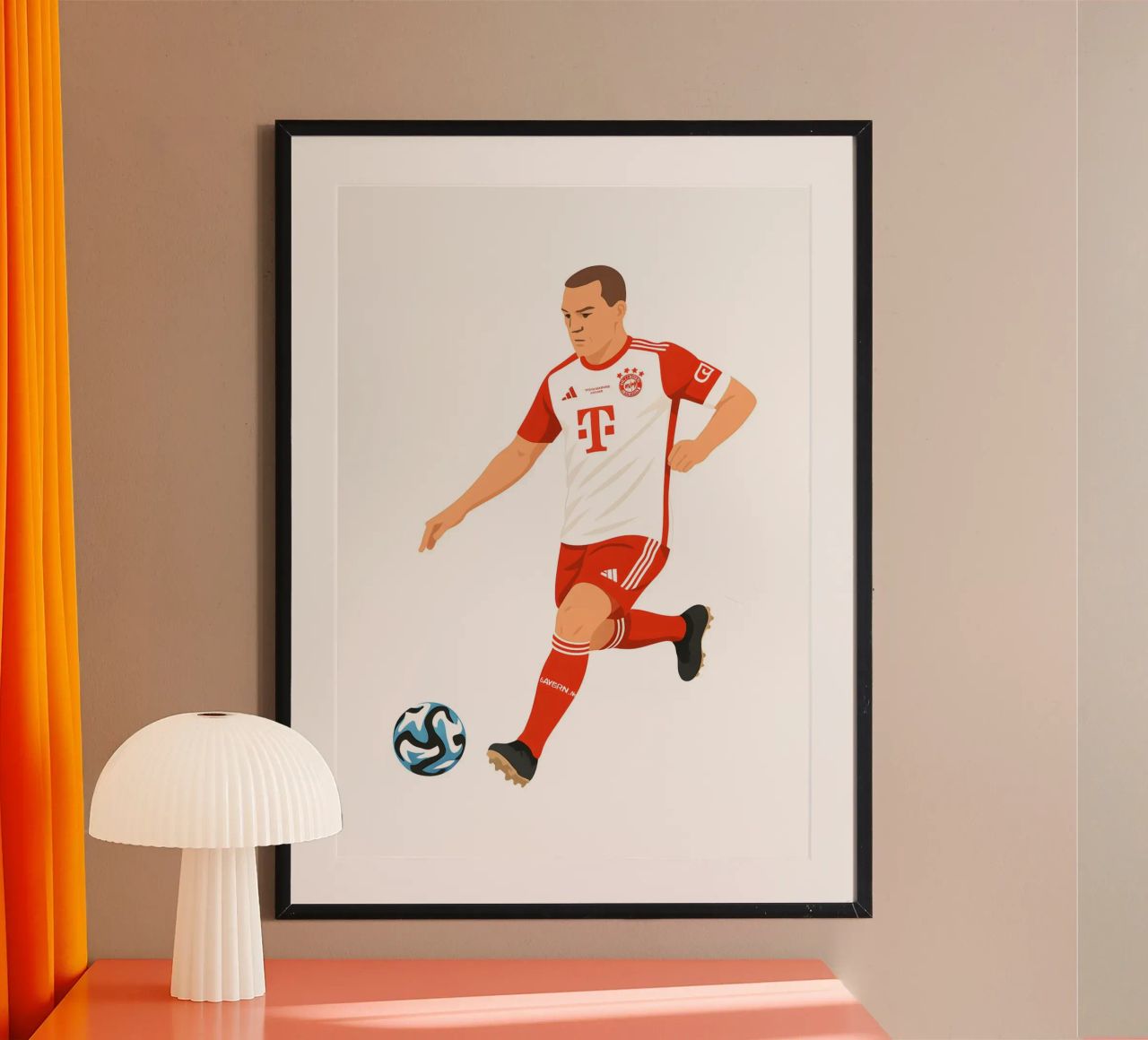 Joshua Kimmich Minimalist poster de MoviesArt