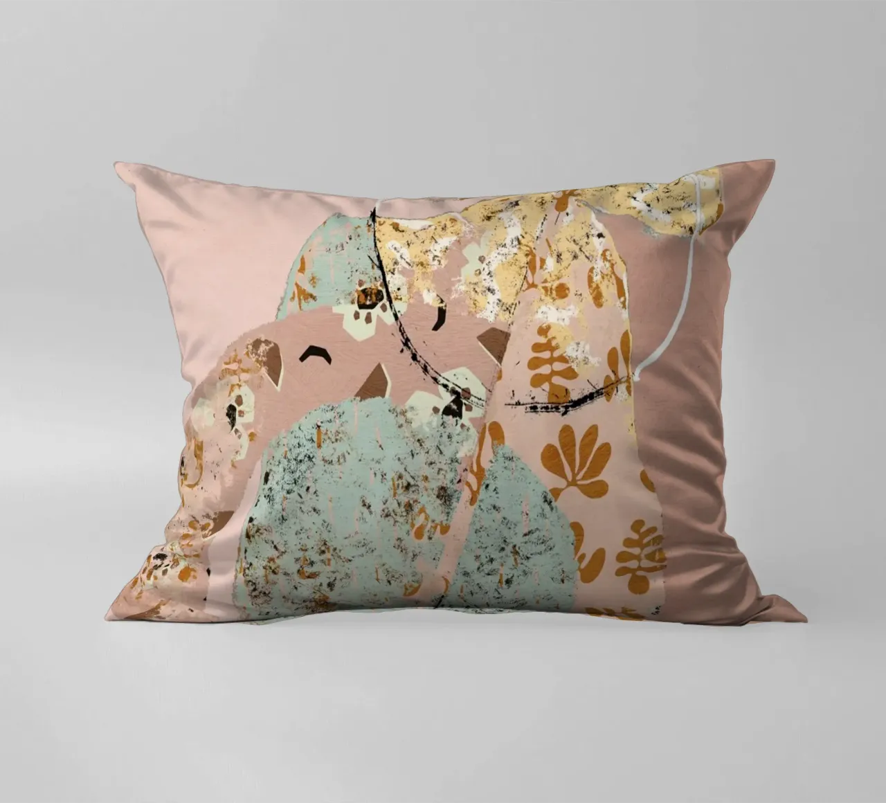 Pattern Play No 05 decorative cushion by treechild
