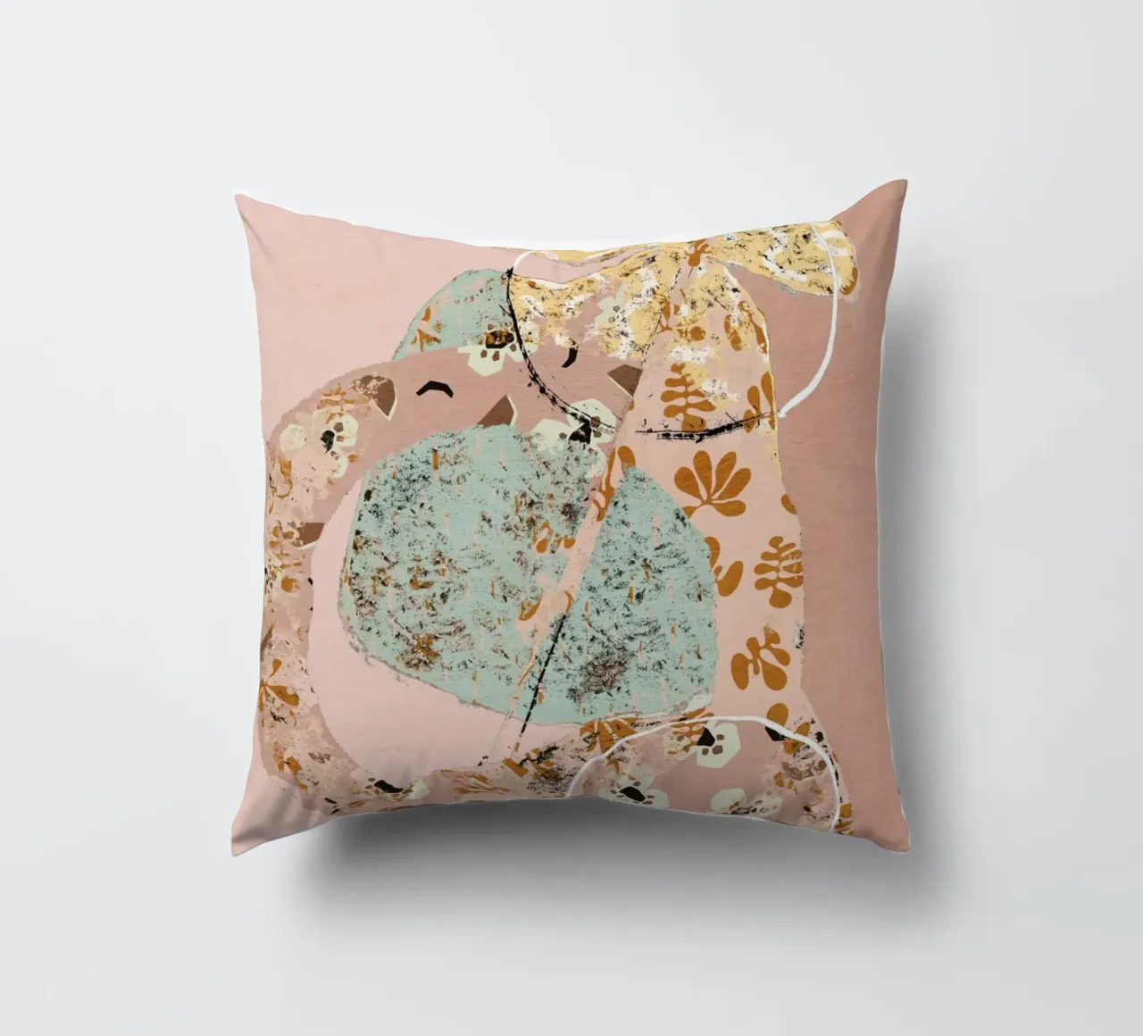 Pattern Play No 05 decorative cushion by treechild
