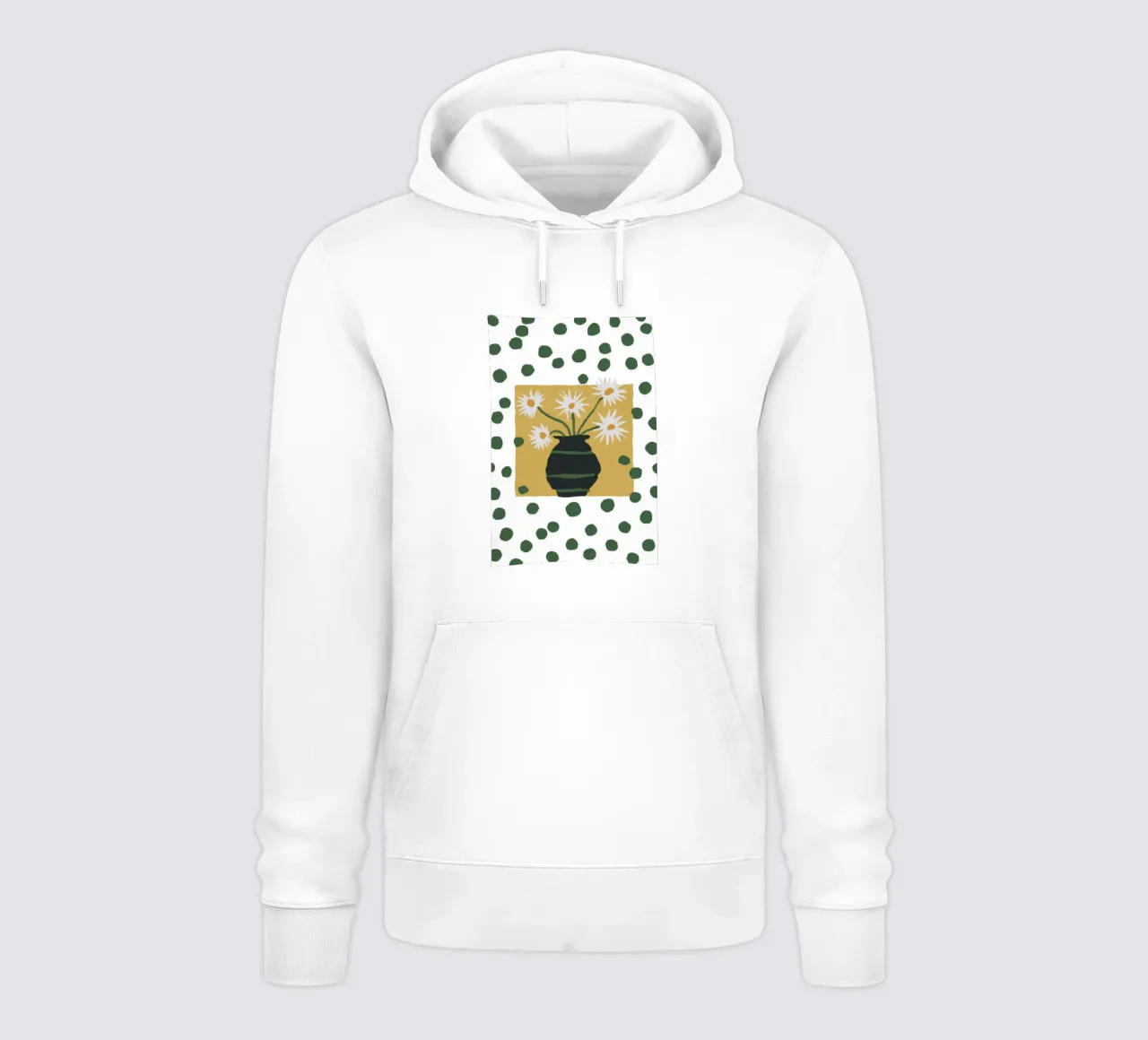 Margherite di macchia dalmata felpa con cappuccio da Terra Tone