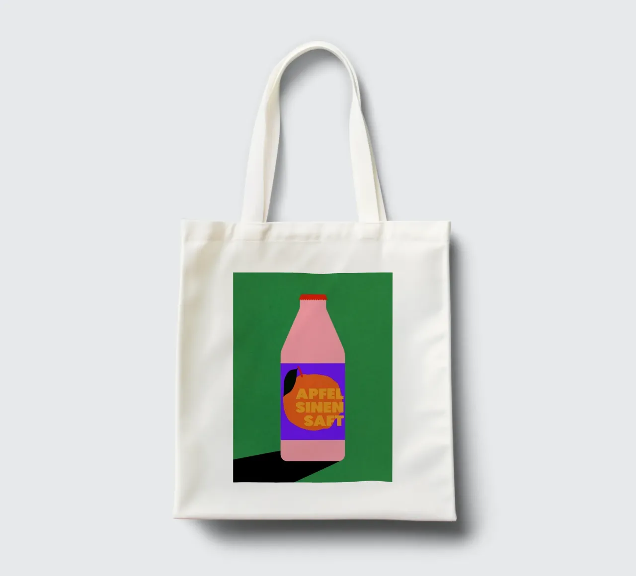 Apfel Sinen Saft borsa in juta da Rosi Feist