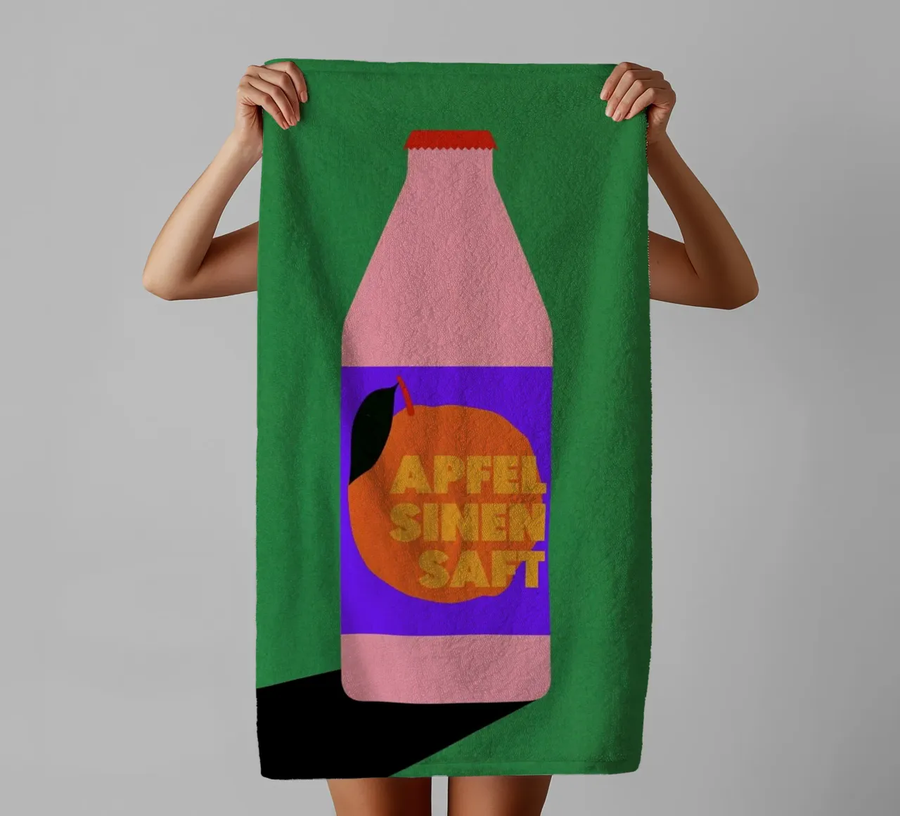 Apfel Sinen Saft asciugamano da bagno da Rosi Feist