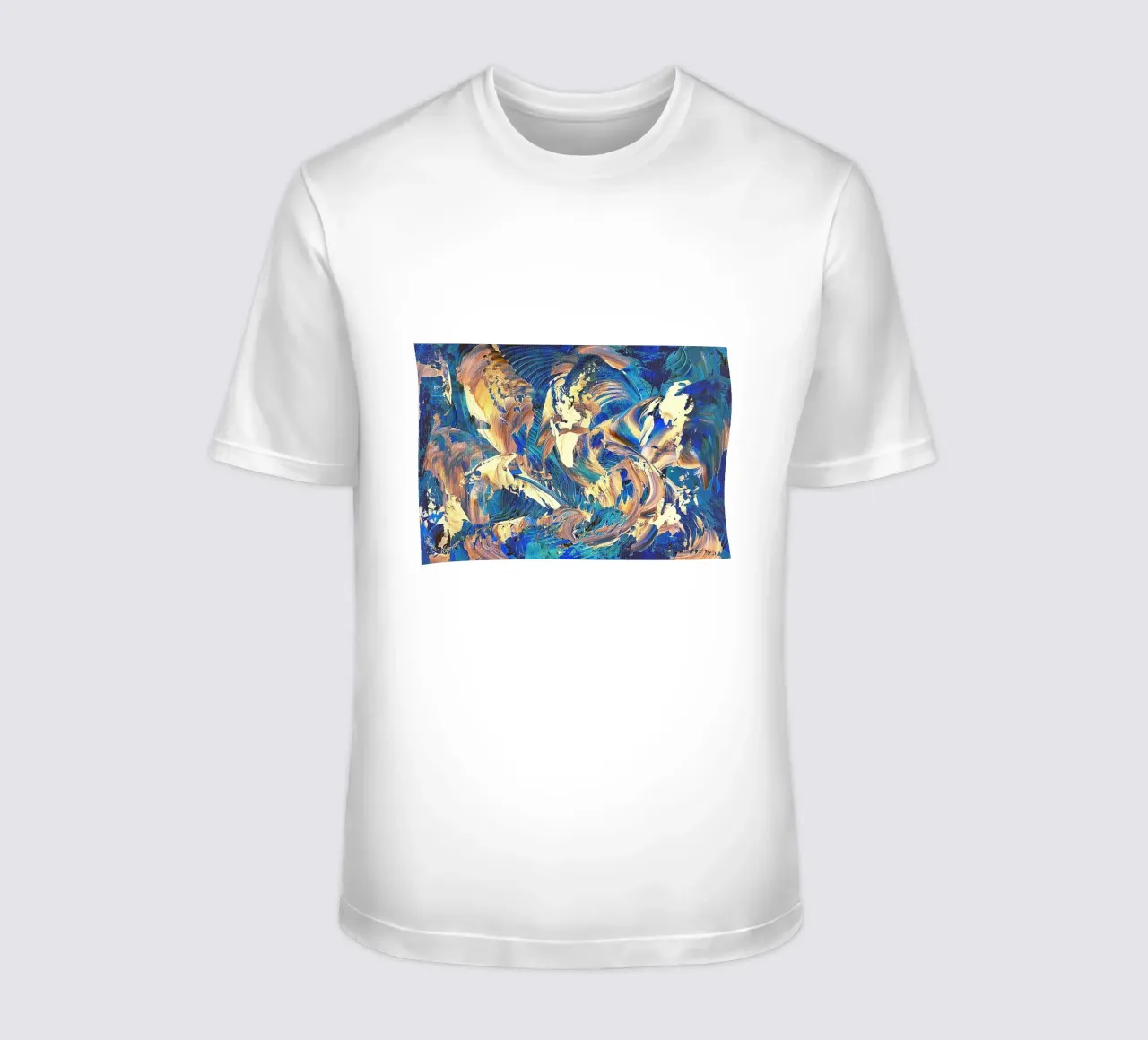 IDEAL GIFT 40 invers t-shirt by Thierry Vobmann Abstract painting