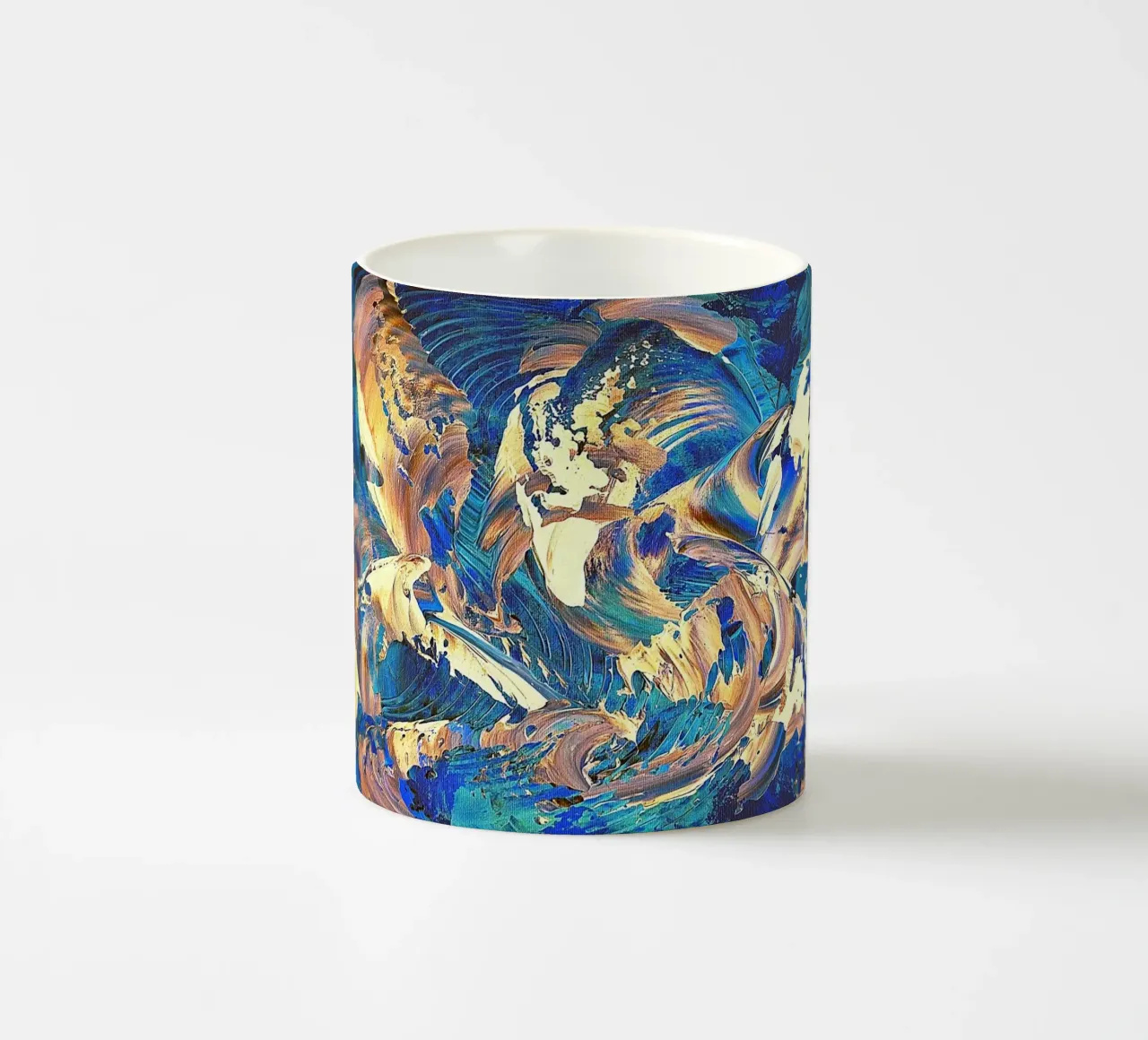 IDEAL GIFT 40 invers tazza in ceramica da Thierry Vobmann Abstract painting