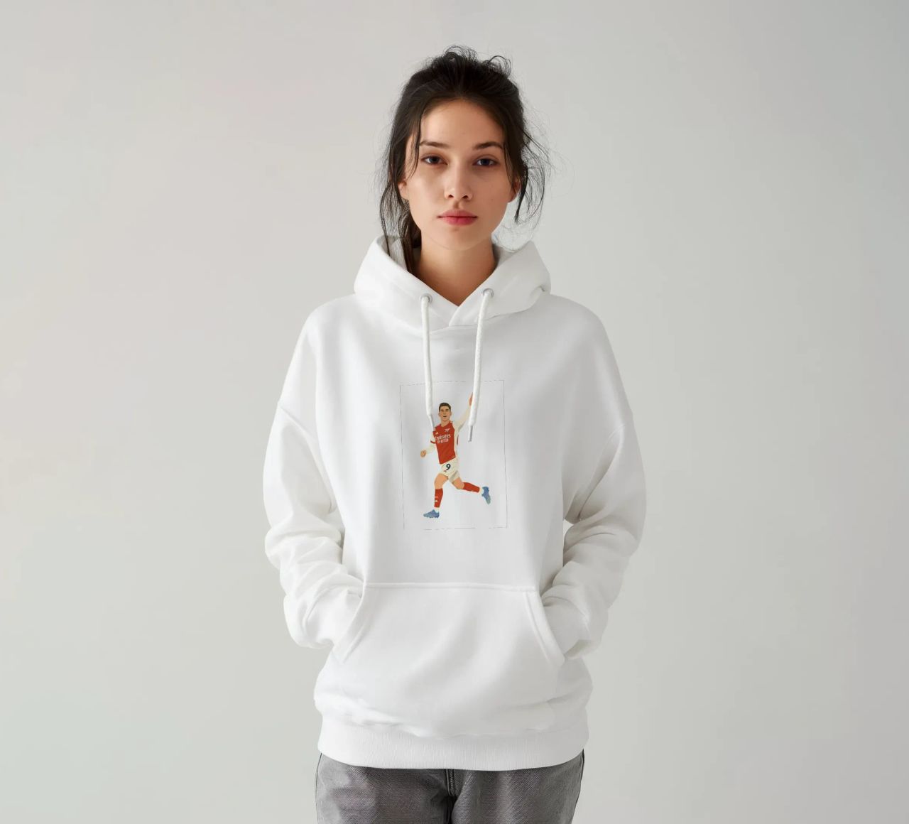 Kai Havertz Arsenal Minimalist felpa con cappuccio da MoviesArt