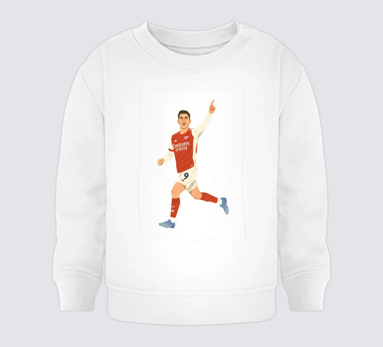 Kai Havertz Arsenal Minimalist felpa neonato da MoviesArt