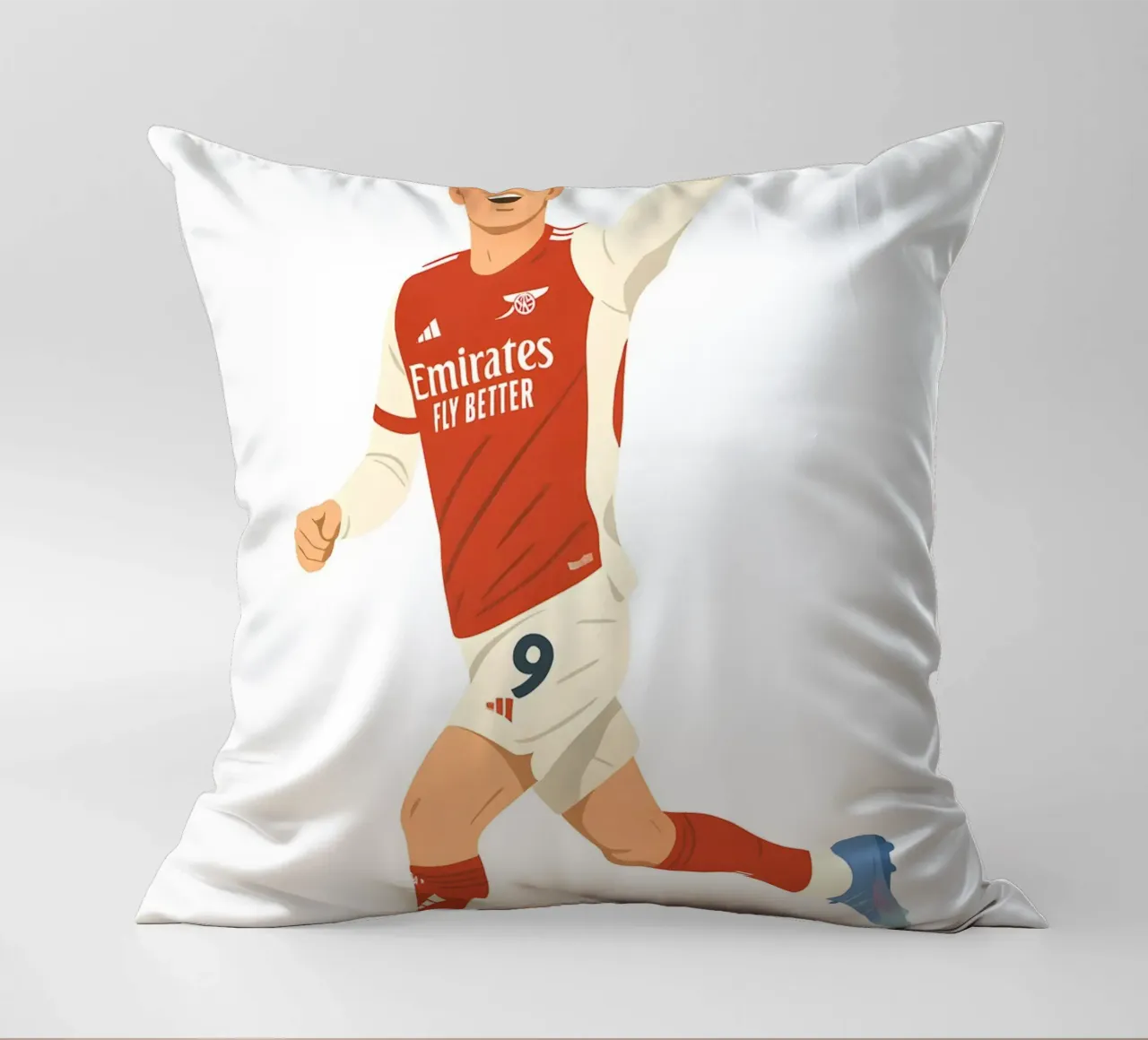 Kai Havertz Arsenal Minimalist cuscino da MoviesArt