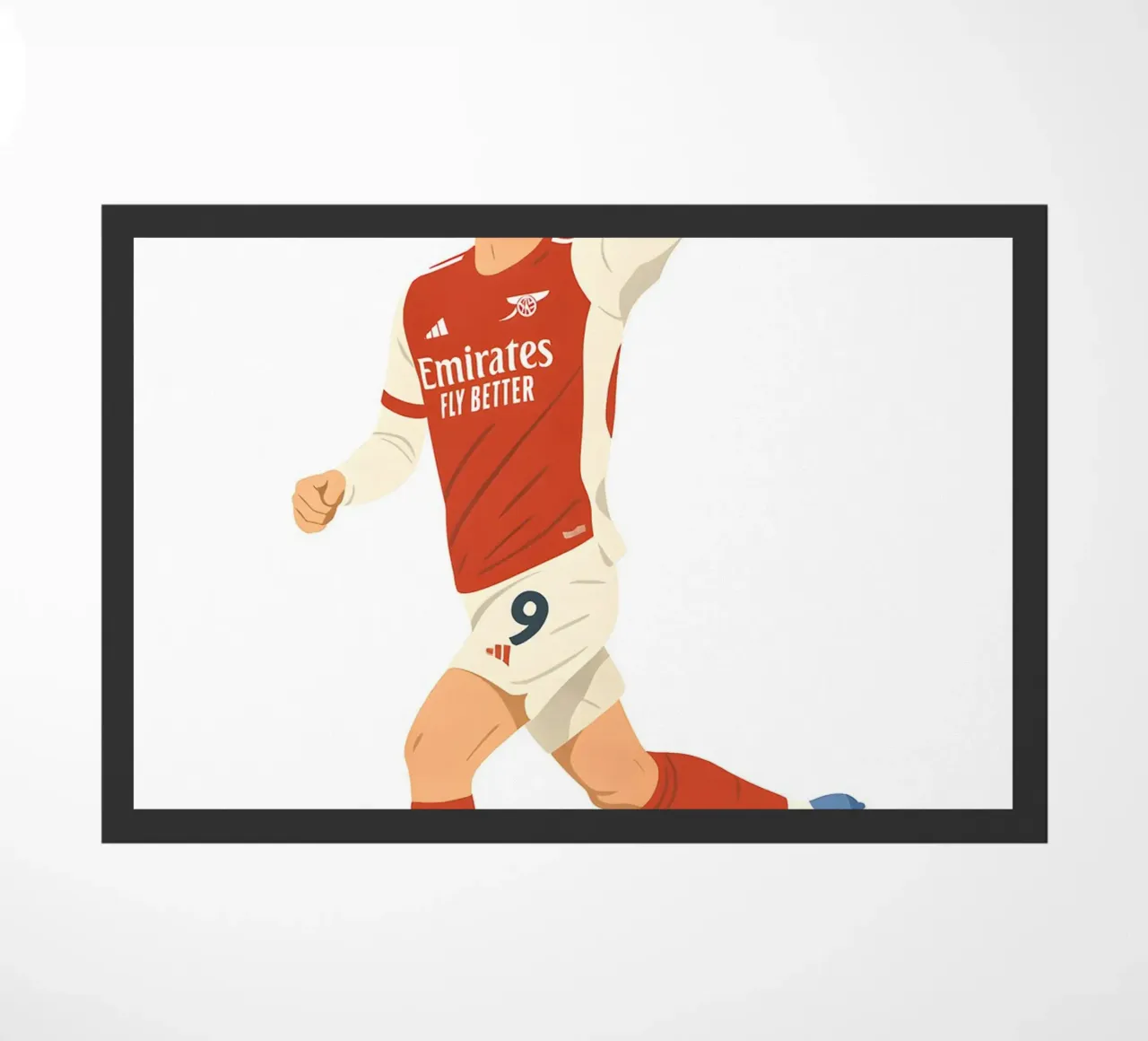 Kai Havertz Arsenal Minimalist felpudo de MoviesArt