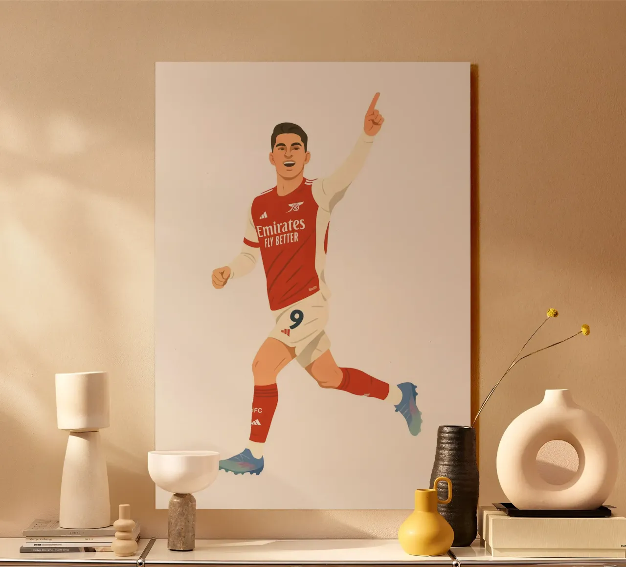 Kai Havertz Arsenal Minimalist plexiglass da MoviesArt