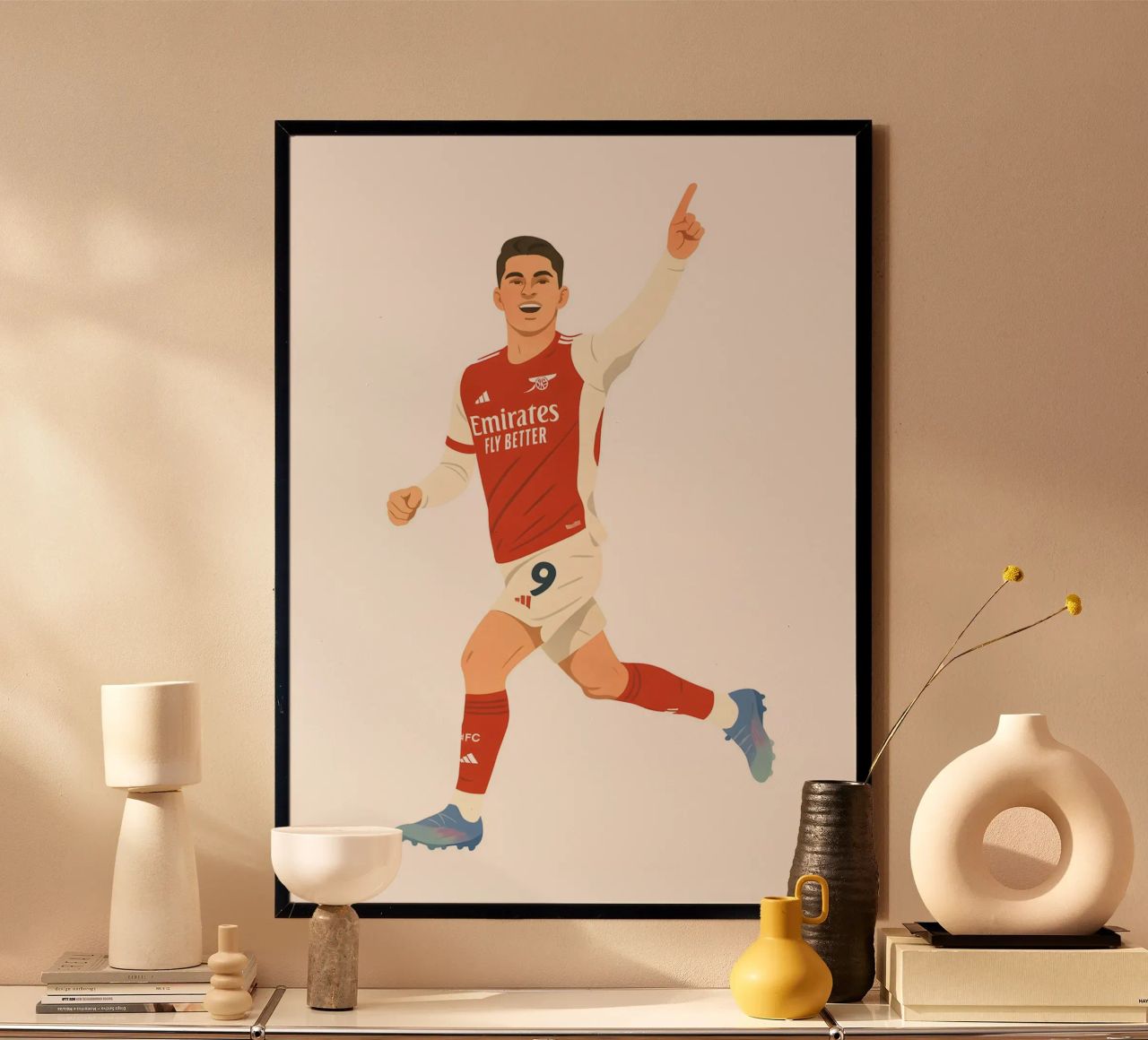 Kai Havertz Arsenal Minimalist poster van MoviesArt
