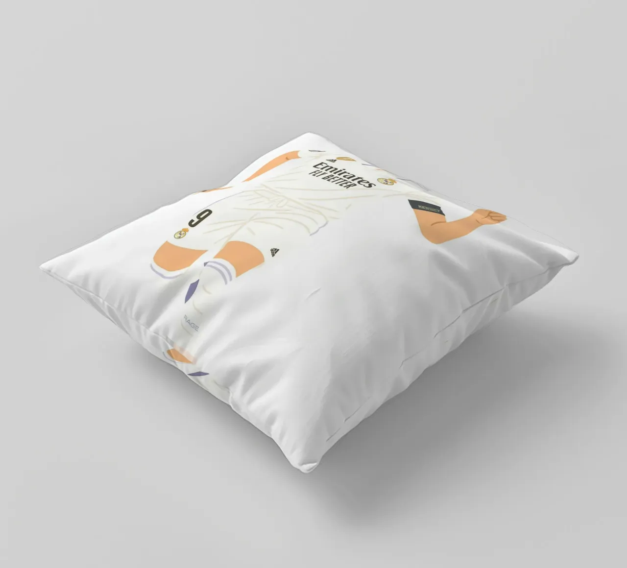 Karim Benzema Minimalist cuscino da MoviesArt