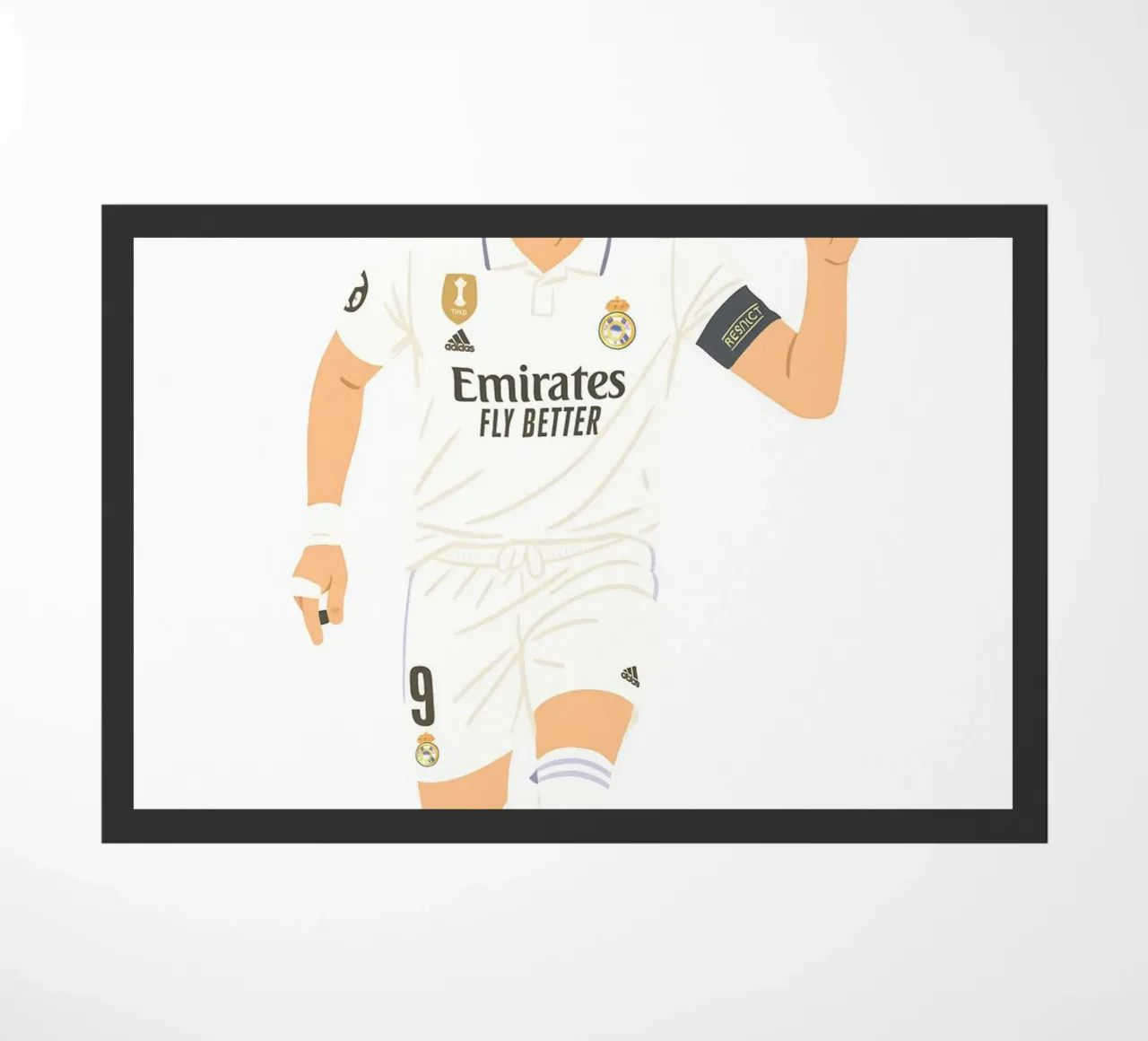 Karim Benzema Minimalist zerbino da MoviesArt