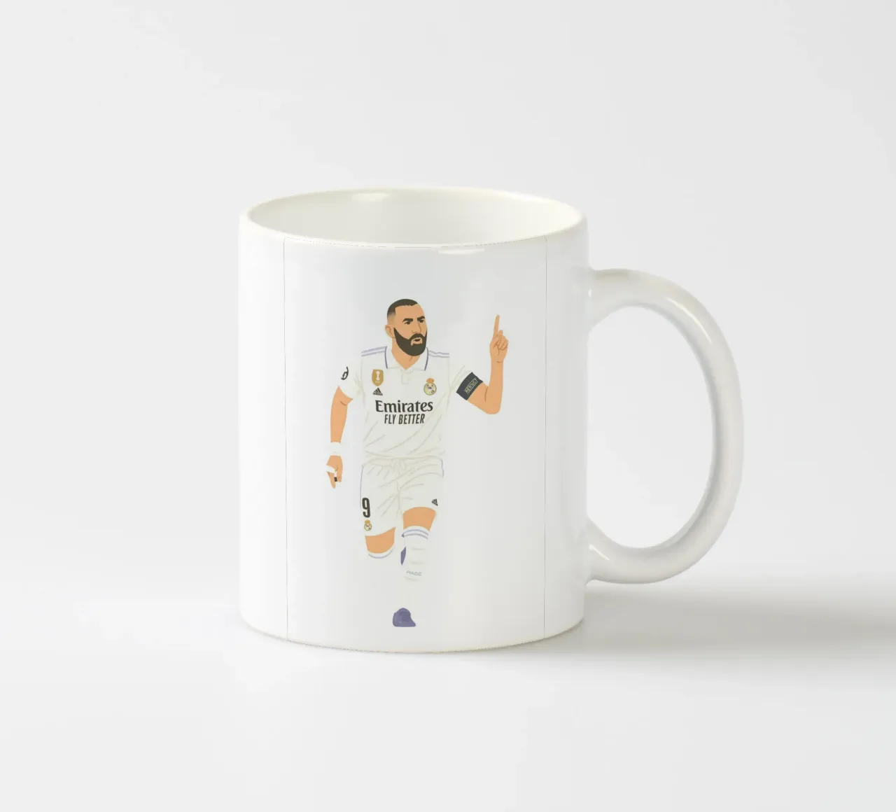 Karim Benzema Minimalist tazza in ceramica da MoviesArt