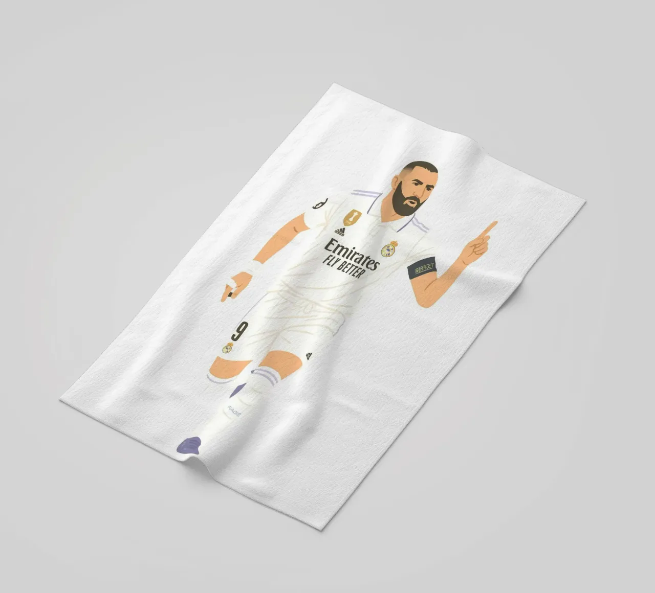 Karim Benzema Minimalist telo mare da MoviesArt