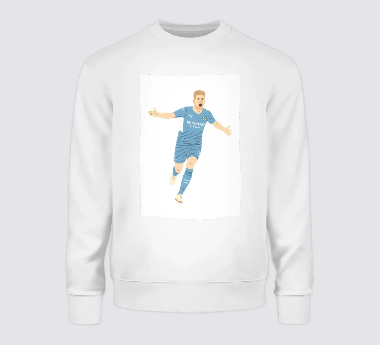 Kevin De Bruyne Minimalist felpa da MoviesArt