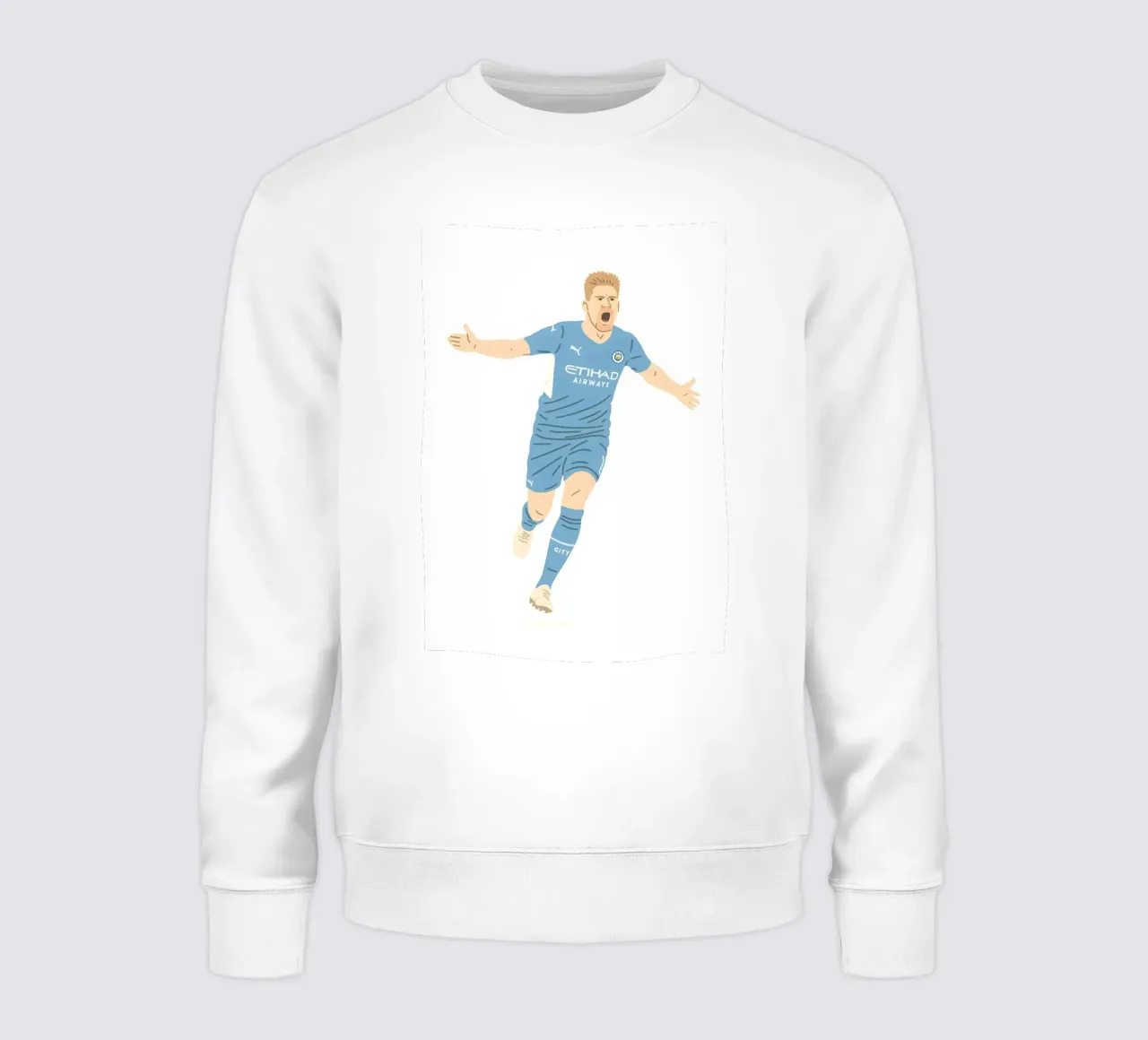 Kevin De Bruyne Minimalist felpa da MoviesArt