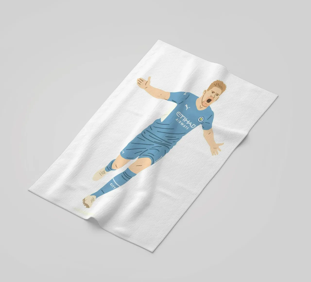 Kevin De Bruyne Minimalist telo mare da MoviesArt