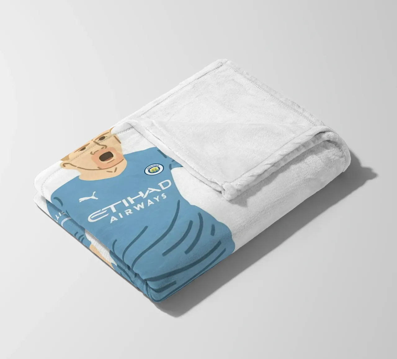 Kevin De Bruyne Minimalist coperta in pile da MoviesArt