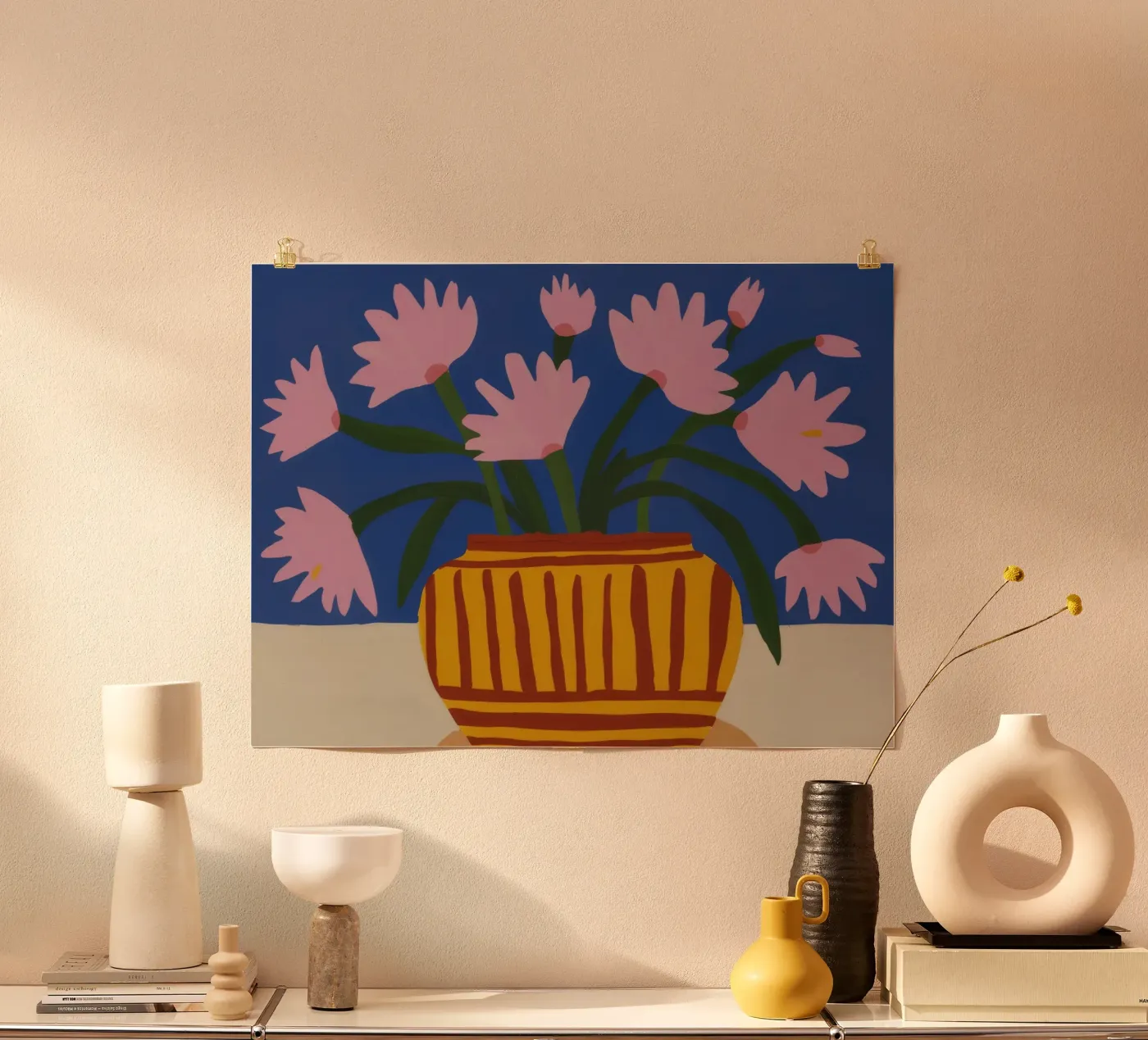 Schemeringstuin medley poster van Terra Tone