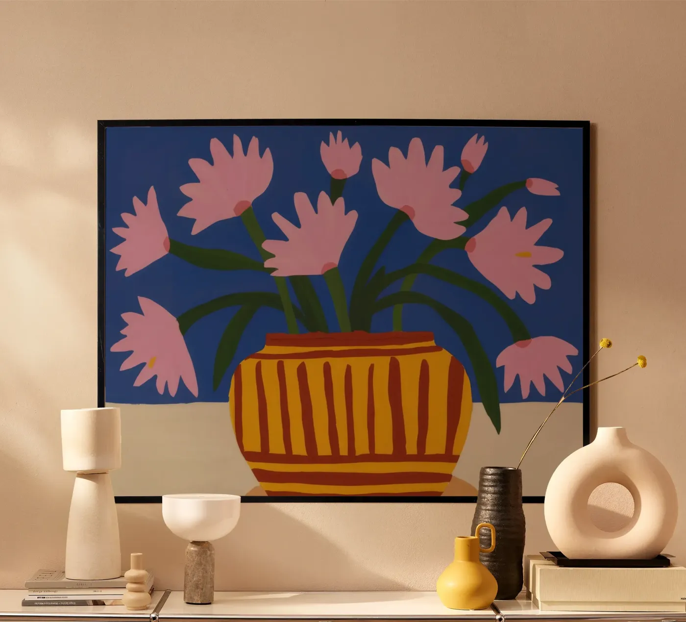 Schemeringstuin medley poster van Terra Tone