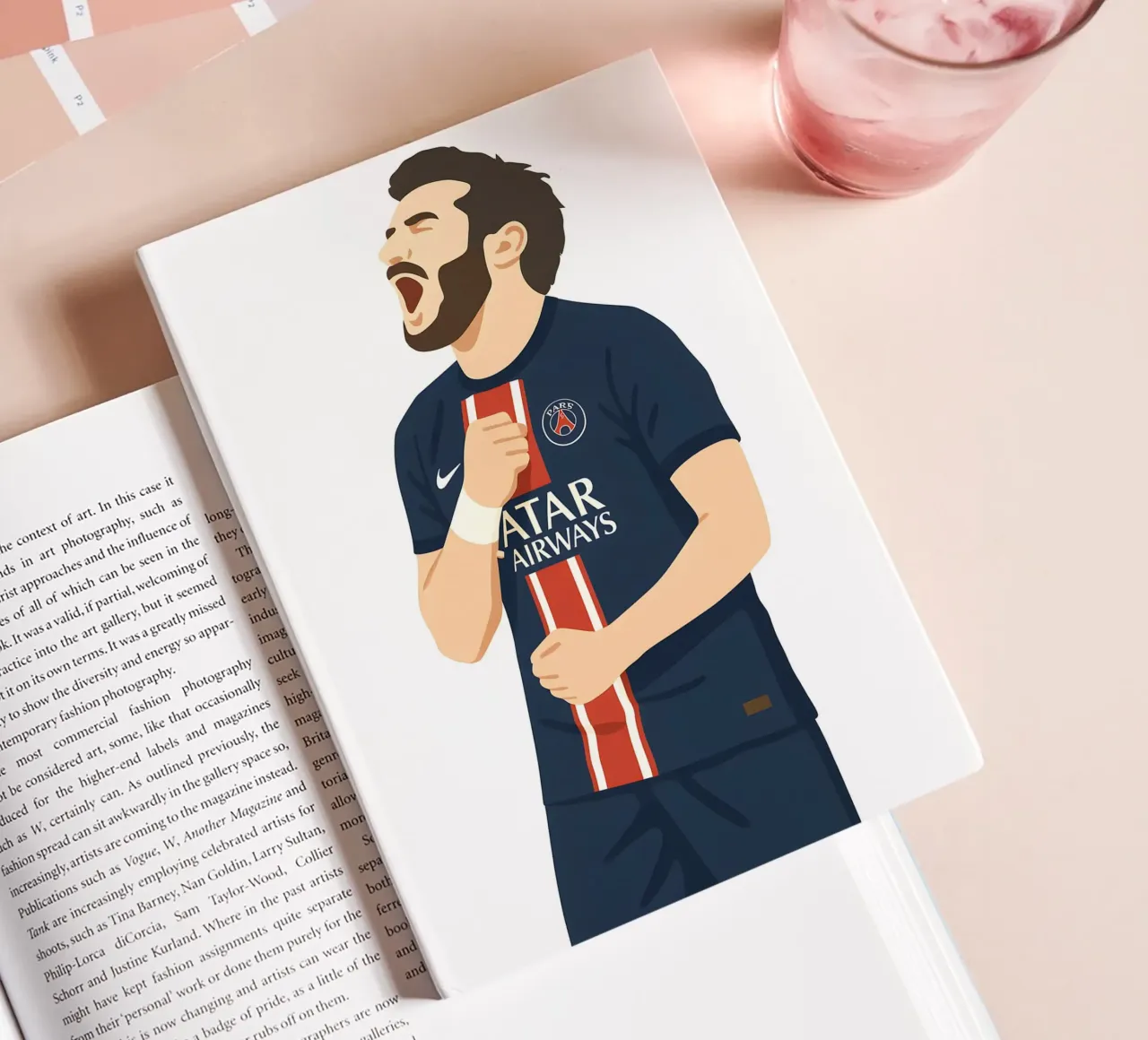 Khvicha Kvaratskhelia Minimalist notebook by MoviesArt