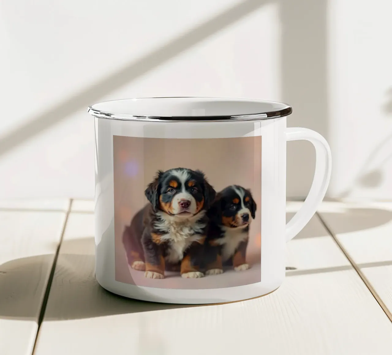 cuccioli carini #59 tazza in smalto da Yumis.Beargang.and.Me